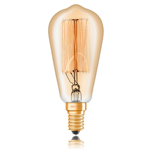 Лампа накаливания Ретро Sun Lumen Vintage ST48 F2 25Вт E14 зототая фото Лампа накаливания Ретро Sun Lumen Vintage ST48 F2 25Вт E14 зототая картинка